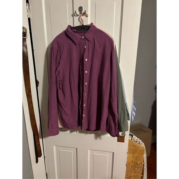 Orvis 100% Silk Button Down Size Large Pink - Picture 6 of 11